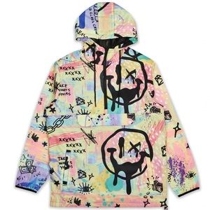 Reason Brand Half Zip Anorak Pullover Rain Jacket Size Large NWOT